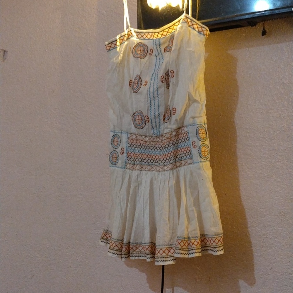 Aztec Spaghetti Strap Mini Dress BCBGMAXAZRIA